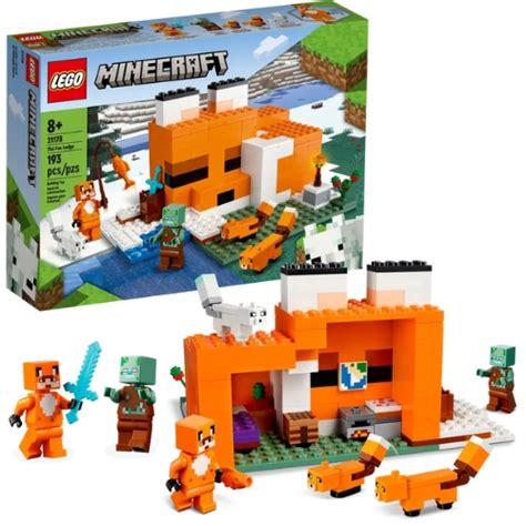 LEGO MAINCRAFT 21178 SIEDLISKO LISÓW DOM LISEK LIS 14289468500 Allegro pl