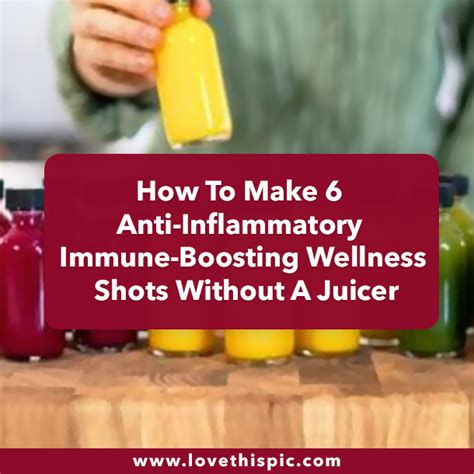 How To Make 6 Anti Inflammatory Immune Boosting Wellness Shots Without