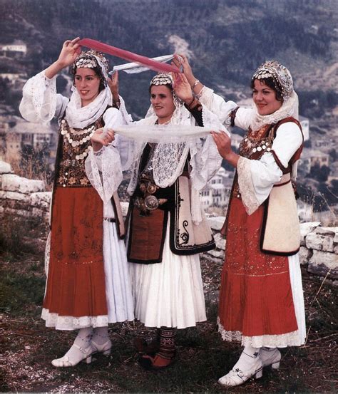 Albanian Folk Costumes Veshje Popullore Shqiptare Dropullite Women