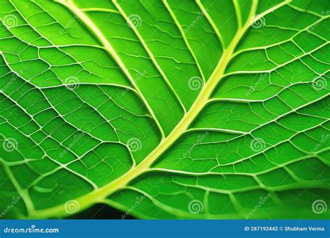 Close Up Of Leaf Texture Stock Illustration Illustration Of Botany 287192442