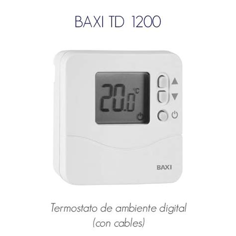 Termostato Ambiente Con Cables Universal Baxi Td Ofertas Comprar