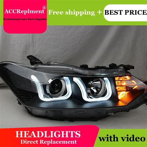 Car Styling For Yaris Led Headlight New Yaris Headlights Drl