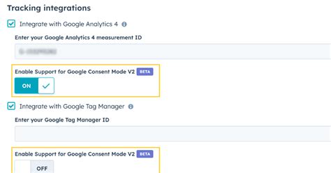 Support Google Consent Mode V Within Hubspot