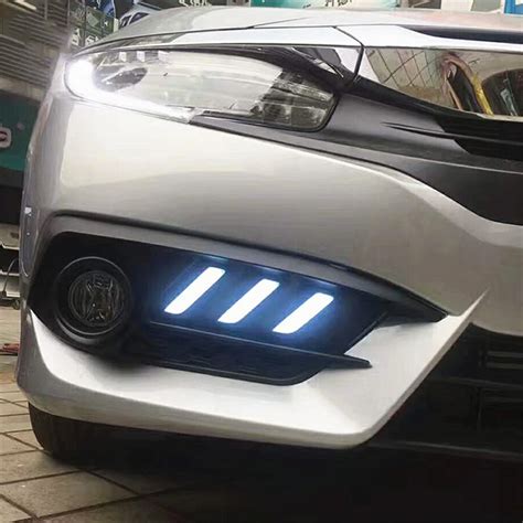 Car Flashing Pcs For Honda Civic Drl Led Driving