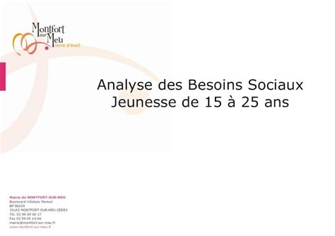 Pdf Analyse Des Besoins Sociaux Jeunesse De Ans Une Analyse