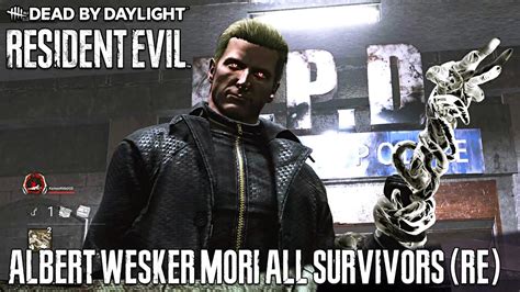 Wesker Mori On All Resident Evil Survivors Dead By Daylight Project W