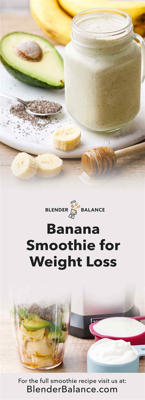 Well-Balanced Banana Smoothie Recipe for Weight Loss - Blender Balance