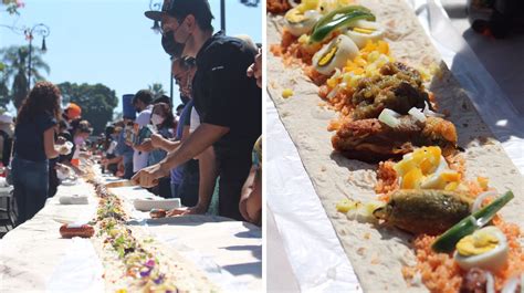 Se rompe Récord Guinness en Cuernavaca con el taco acorazado más grande