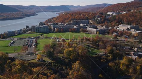 Campus Of The West Point Military Academy In Autumn West Point New