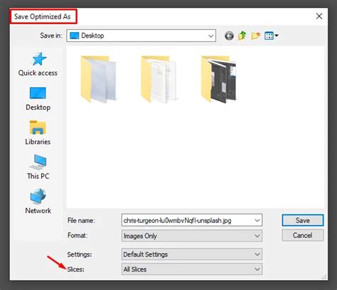 How To Export Slice In Photoshop Web Png Files