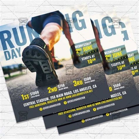 Download World Running Day Flyer Psd Template Exclusiveflyer