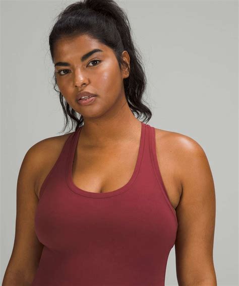 Lululemon Cool Racerback Tank Top Nulu Mulled Wine Lulu Fanatics