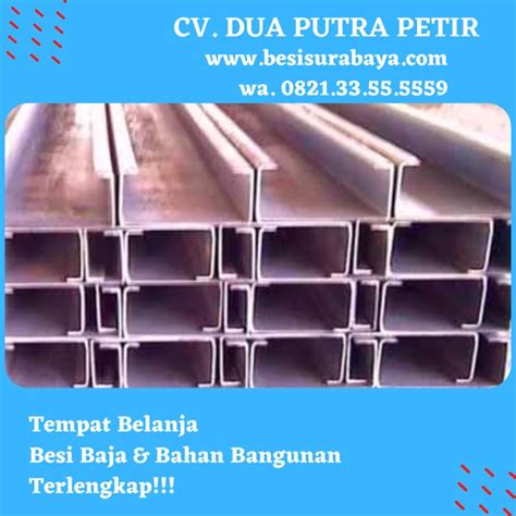 Jual Besi Kanal Cnp X X X Mm Kg Surabaya Dua