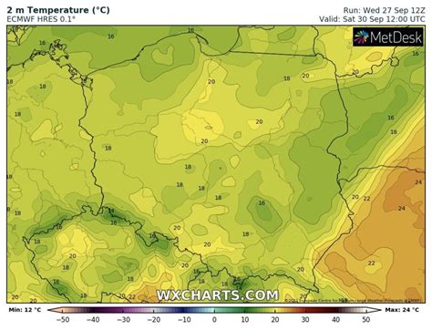 Koniec lata Załamanie pogody w weekend Temperatury poniżej 10 stopni