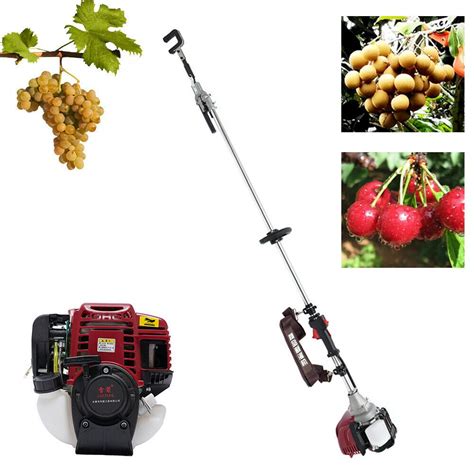 Long Reach 358cc 4 Stroke Gasoline Telescopic Fruit Harvester Picker