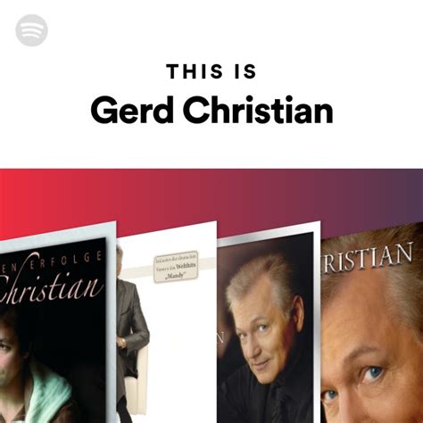 This Is Gerd Christian Playlist By Spotify Spotify