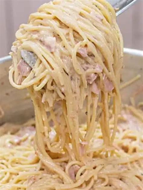 Macarrão Com Presunto Ao Molho Branco Tudo De Receitas