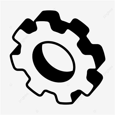 Gear Set Clipart Transparent Background Setting Gear 3d Icon Gear