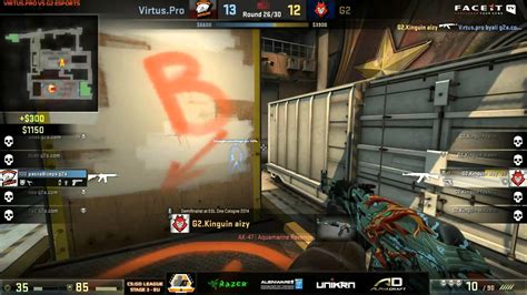 G2 Kinguin Aizy 1v3 CLUTCH Virtus Pro Vs G2 Kinguin YouTube