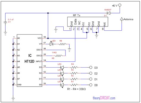 Rf Remote Control Circuit