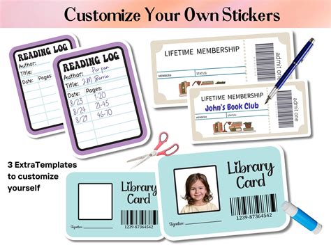 Printable Library Book Checkout Due Png Stickersbook Lover Reader