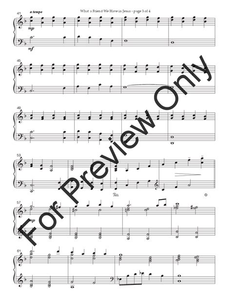 What A Friend We Have In Jesus Piano Arr Ken B Jw Pepper Sheet Music