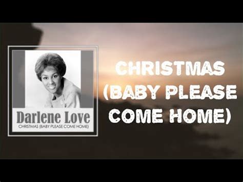 Darlene Love Christmas Baby Please Come Home Lyrics YouTube