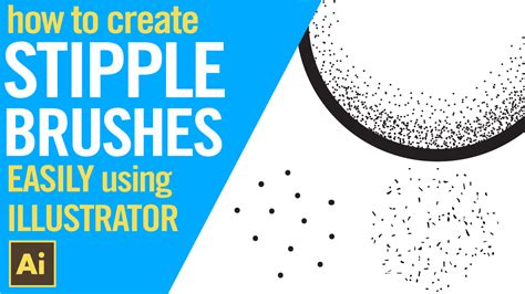 How To Create Stipple Brushes Easily In Illustrator 2 Easy Methods Logo Redraws