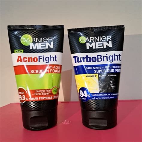 Jual Garnier Men Turbo Bright Ml Kemasan Baru Acno Fight Anti Acne