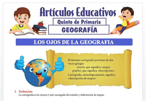 Los Ojos de la Geografía Los Mapas para Quinto de Primaria