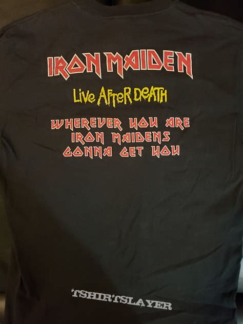 Iron Maiden Iron Maiden Live After Death Shirt Tshirt Or Longsleeve