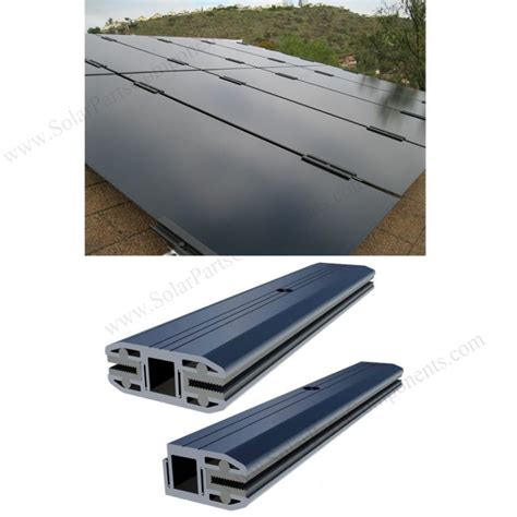 Frameless Pv Module Mid Clamps And End Clamps For Thin Film Solar Panel