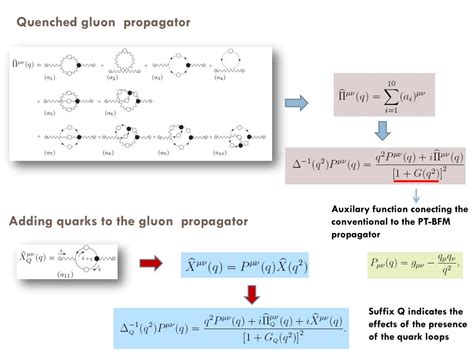 Ppt Quark Loop Effects On The Gluon Propagator Powerpoint