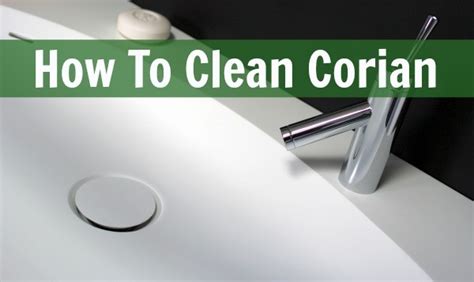 How To Clean Corian Sinks And Counter Tops