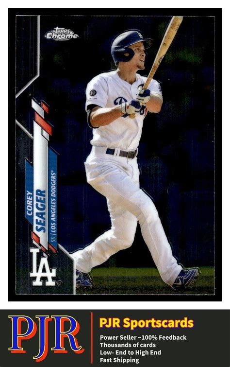 2020 Topps Chrome 196 Corey Seager Los Angeles Dodgers EBay