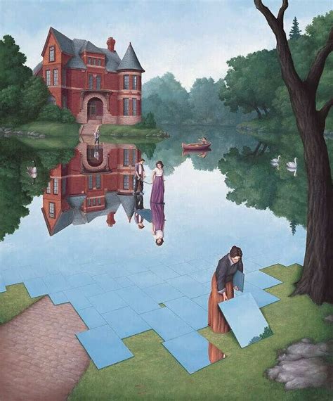 Rob Gonsalves E Le Bellissime Illusioni Ottiche Nei Suoi Dipinti Foto