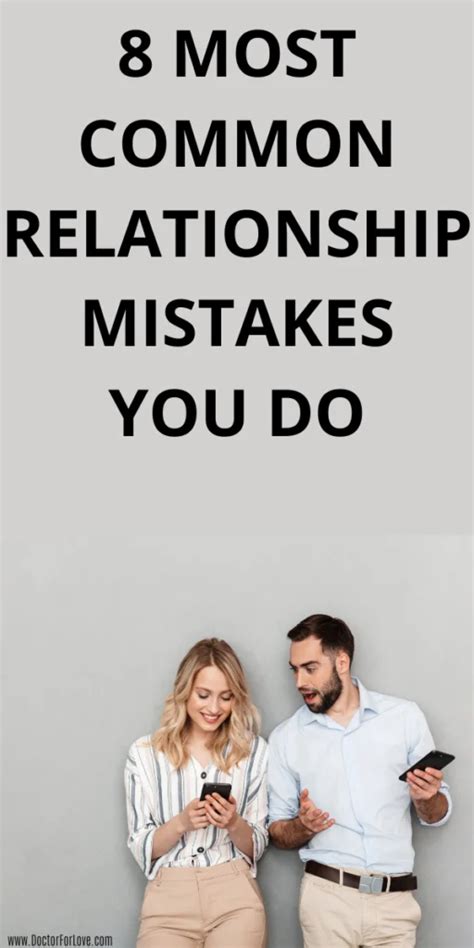 7 Most Common Relationship Mistakes You Definitely Do