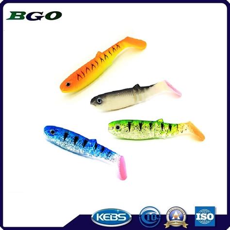 16 Colors 8cm 6g T Tail Monnow Lures PVC Bionic Fake Bait Fishing Gear