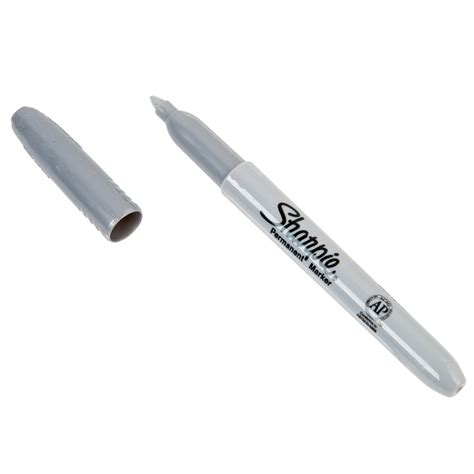 Sharpie 39100 Metallic Silver Bullet Tip Permanent Marker 12pack