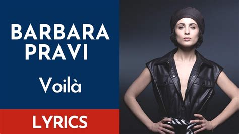 Barbara Pravi Voil Lyrics Paroles Subtitles English