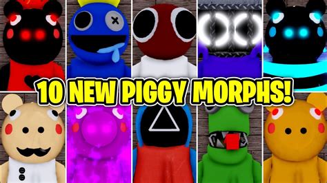 Rainbow Friends How To Get All New Piggy Morphs In Find The Piggy