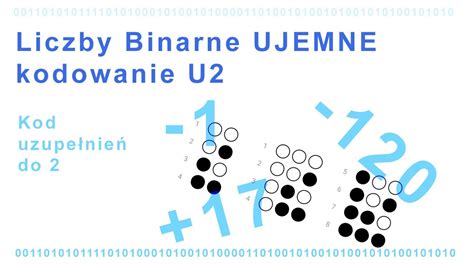 Liczby binarne UJEMNE kod uzupełnień do dwóch U2 jak szybko