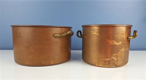 Vintage Copper Cooking Pot Copper Cookware Copper Etsy Vintage