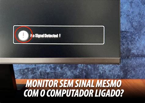 Computador Liga Mas O Monitor Diz Que N O H Sinal Super Apple