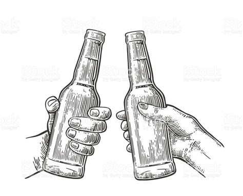 Draw Beer Bottle