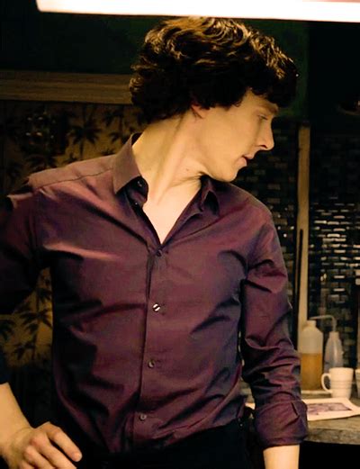 Sherlock Holmes Bbc Purple Shirt