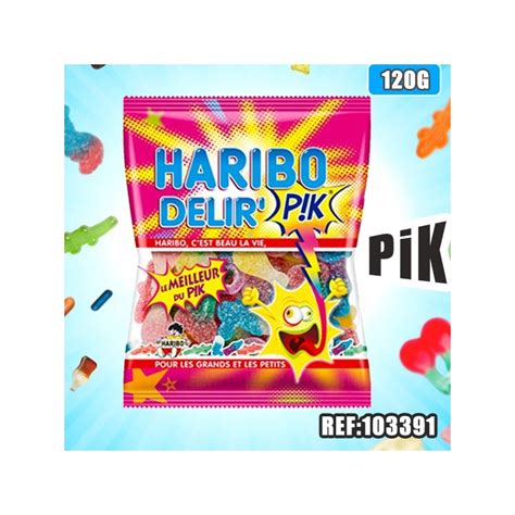 HARIBO sachet DELIR PIK 120 G Récréafun