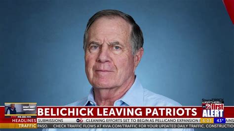 Legendary Nfl Coach Bill Belichick Leaving The New England Patriots