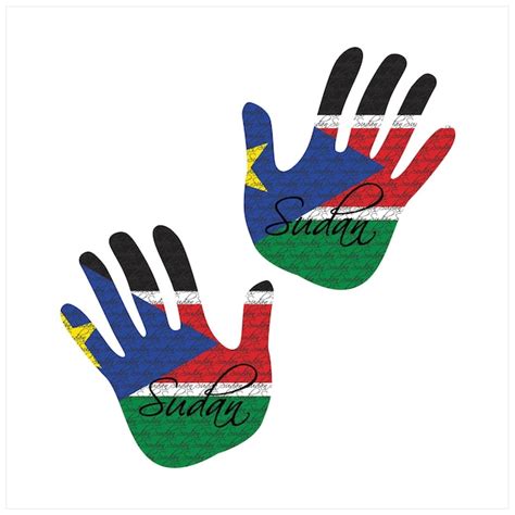 Premium Vector Sudan Flag Hand Vector