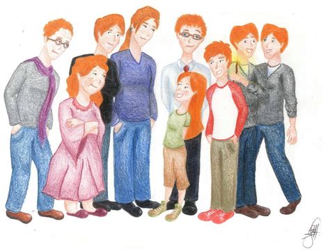 Weasley family by menakaren on DeviantArt